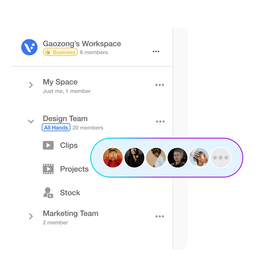 Visla Workspaces and Teamspaces feature showing team collaboration for product teams.